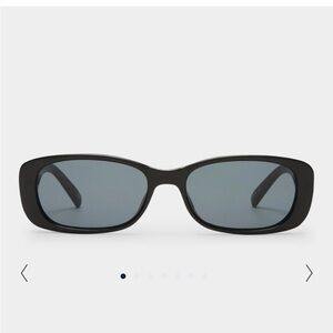 Le Specs Unreal Black Sunglasses with Case